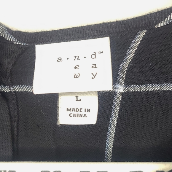 Nearly New! A New Day Long Sleeve Ruffle Detail Blouse - Picture 5 of 10